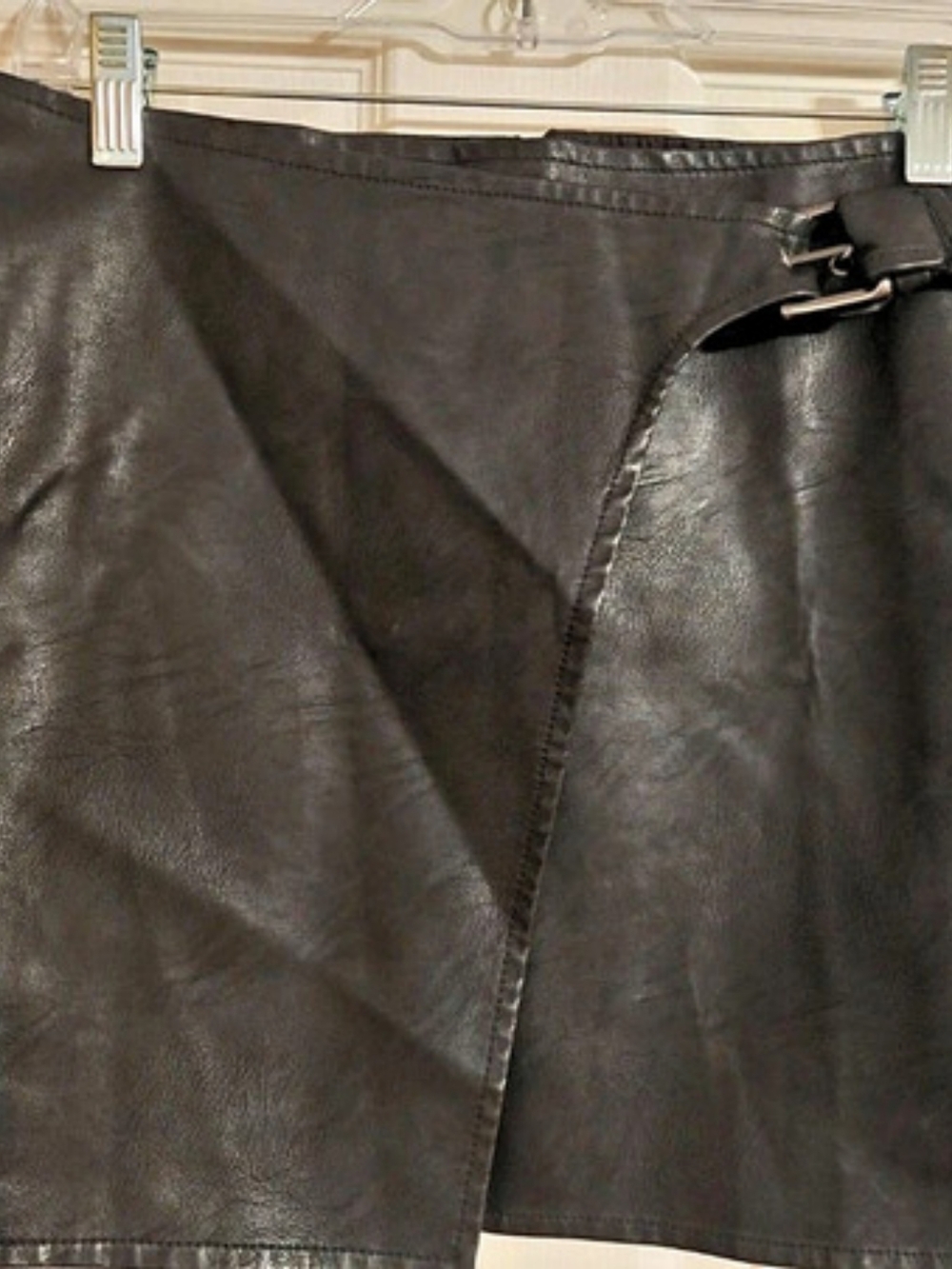 Jack by BB Dakota Fashion Killa Faux Leather Skirt Mini Skirt Black Size 4
